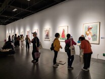 用十六年记录一条河，黄承谦水彩画展亮相长沙