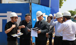 岳阳临港高新区调研督导产业项目建设工作