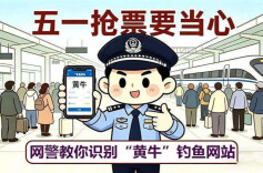 五一抢票要当心 网警教你识别“黄牛”钓鱼网站