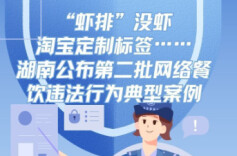“虾排”没虾，还淘宝定制标签……这批网络餐饮违法典型案例能当“剧本”了