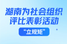 一图读懂｜湖南为社会组织评比表彰活动“立规矩”