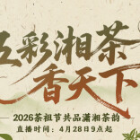 视频直播｜五彩湘茶香天下 ——2026茶祖节共品潇湘茶韵