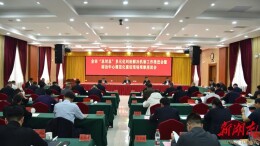 娄底市“总对总”推进会暨综治中心规范化建设现场观摩座谈会召开