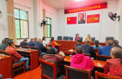 杉山镇老科协携手恩口社区开展老年健康关爱活动