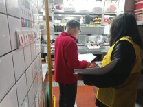 天心区高云社区联合暮云派出所开展消防宣传排查