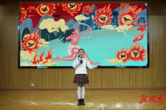 隆回县九龙学校开展讲神话故事比赛