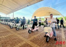 珠晖区：爱心企业捐赠电动车 村干部有了新“座驾”