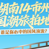 票选顶流|湖南14市州国潮旅拍地 谁是你心中的国风顶流?