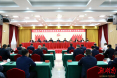 娄星区委九届八次全会召开