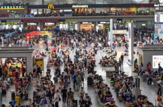 2484.4万人次 5月1日全国铁路旅客发送量创单日新高