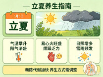 立夏将至，中药师教你晚睡早起、养心护脾