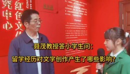 聂茂教授答小记者问⑤：留学经历对文学创作产生了哪些影响？