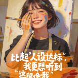 【AI海报】致万般青春：每一种选择，都叫“我”