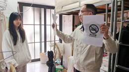 控烟限酒守健康 青春聚力向未来——长沙民政职院外语学院开展宿舍控烟限酒宣传行动