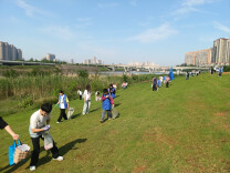 宁乡环保志愿者“五一”假期全线上岗