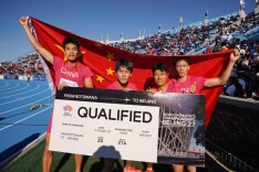 2026年世界田联接力赛：中国男子4X100米晋级北京世锦赛