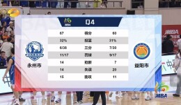 湘BA第十轮｜主场火力全开！永州队67:60力克益阳队