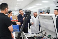 邹特调研航空航天及北斗产业链建设工作