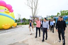胡贺波调研督导第六届湖南旅发大会重点项目建设和安全生产工作