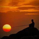 散文｜垂钓夕阳
