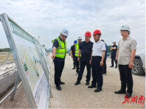 永州市交通运输局调研桂新高速公路建设、高速公路服务区运营等工作