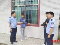武冈公安串并侦破系列盗窃案8起