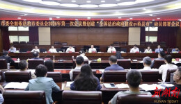 冷水江市委全面依法治市委员会2026年第一次会议召开