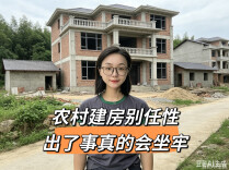 擅自加层、无资质施工……农村建房别任性！出了事真的会坐牢！︱生活有说“法”·民生安全生产②