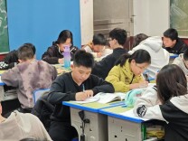 宁乡市五里堆中学习字比赛圆满举行