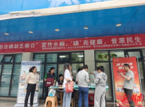 娄底市疾控中心开展全国防治碘缺乏病日宣传活动