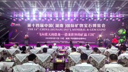 第十四届中国（湖南）国际矿物宝石博览会开幕