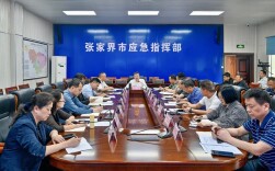 张家界市防汛会商视频调度会召开
