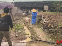石门渫水河暴发山洪 所街乡转移群众近万余人