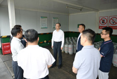 周健督导检查新区燃气安全工作
