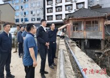 罗毅君赴石门县督导防汛救灾工作