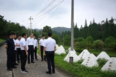 周健督导检查新区防汛工作