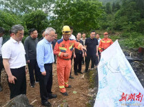 沈晓明赴石门县看望慰问受灾群众和抢险救援人员