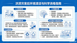 暴雨洪涝灾害后，如何清洁消毒？