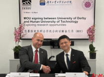 深化中英教育合作 开启国际化办学新篇章 湖南工业大学德比学院代表团回访英国德比大学