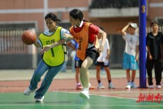 篮球跃动侗乡校园