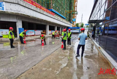 人员撤离、紧急抽排、加固边坡 直击珠晖区建筑工地防洪排涝实战演练