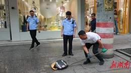 整治私设地锁、违规路障，耒阳持续开展清障行动
