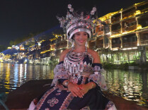Dominican Influencer Explores Fenghuang Ancient Town