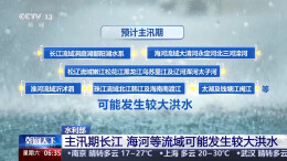 水利部：主汛期长江、海河等流域可能发生较大洪水