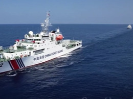 中国海警位中国黄岩岛领海及周边区域执法巡查