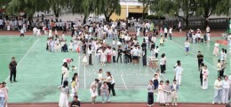 龙山县桂塘镇九年制学校开展“六一”游园系列活动