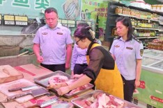 新田：严打“假劣肉” 守好群众“盘中餐”