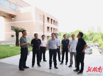 湘潭大学领导带队开展校园安全风险隐患专项检查