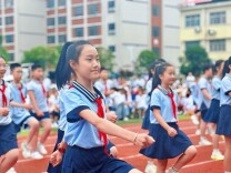 南县第六完全小学：活力满校园 体操秀风采