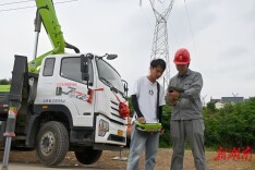 国网邵阳供电公司 紧盯施工防外破 筑牢高考保电防线